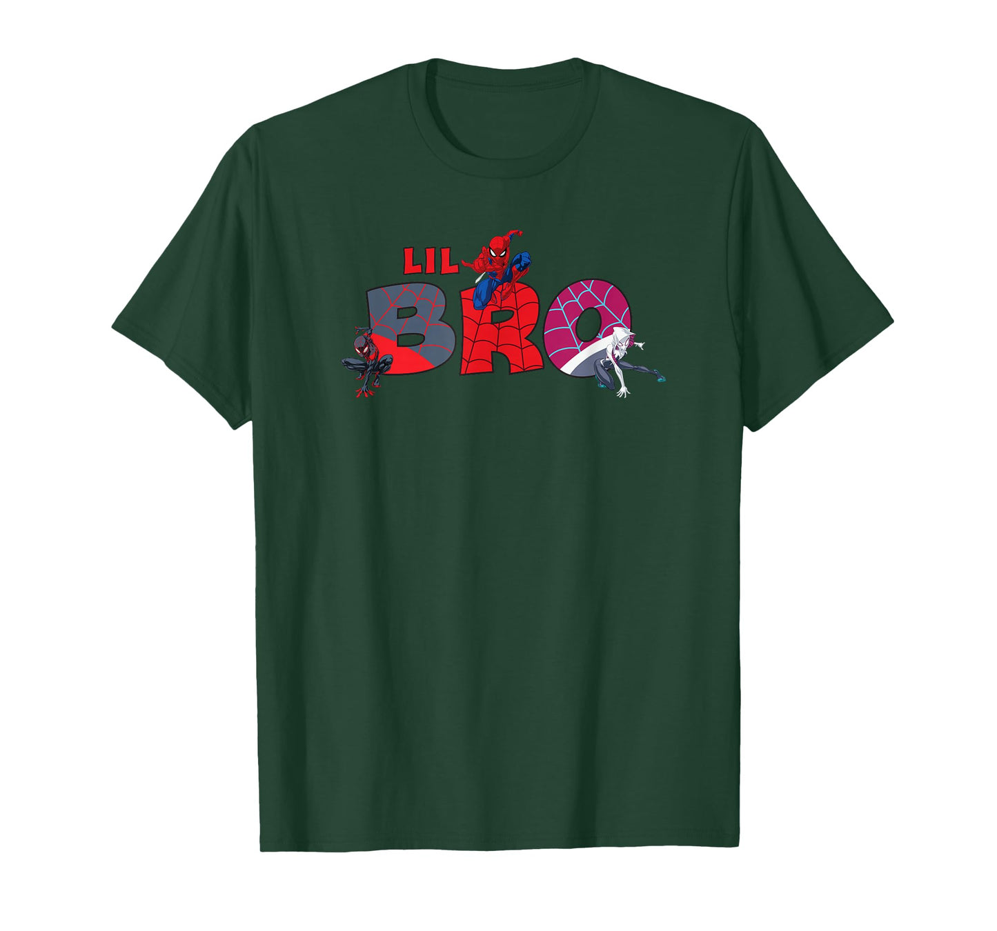Marvel Spider-Man Trio Lil Bro Brother Family Trip Matching T-Shirt