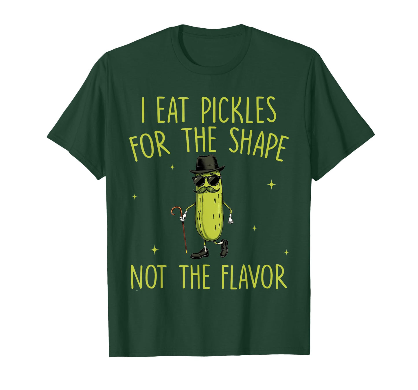 Funny Pickle I Eat Pickles For The Shape Inappropriate Meme T-Shirt