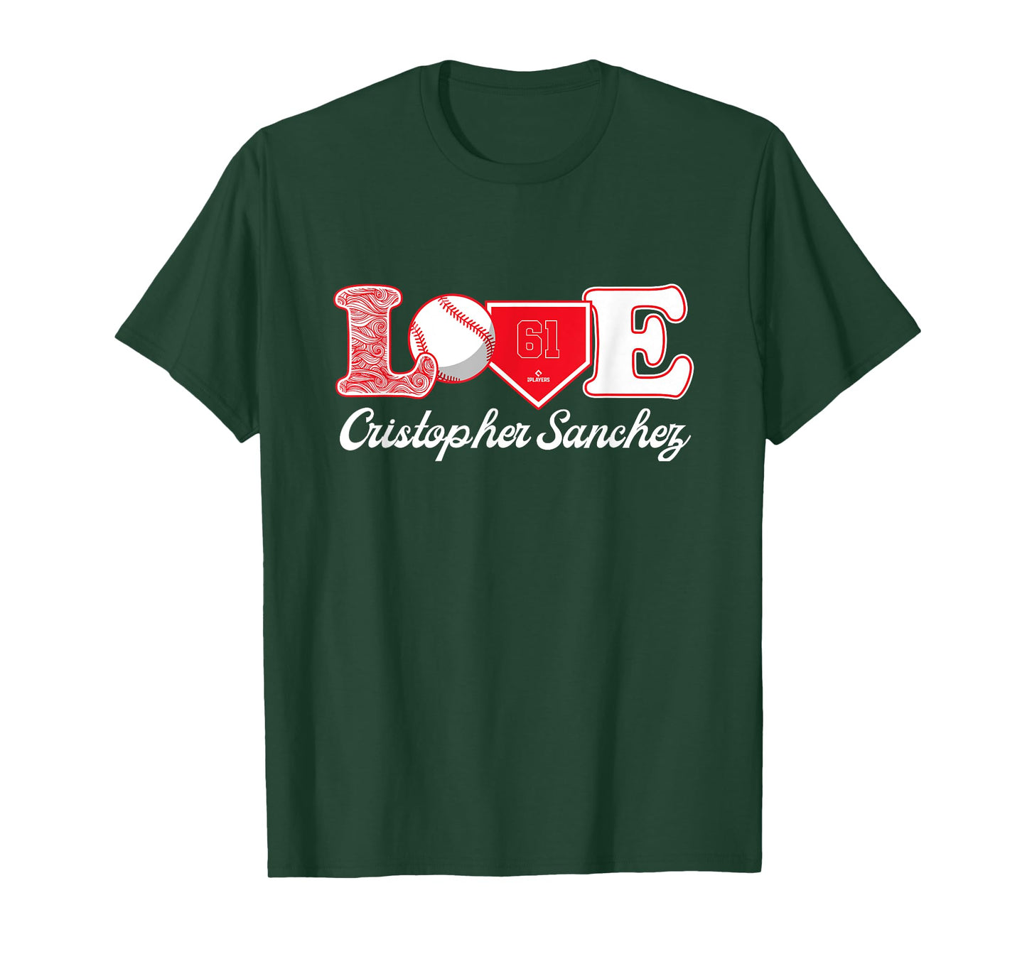 Love Cristopher Sanchez Philadelphia Baseball MLBPA T-Shirt