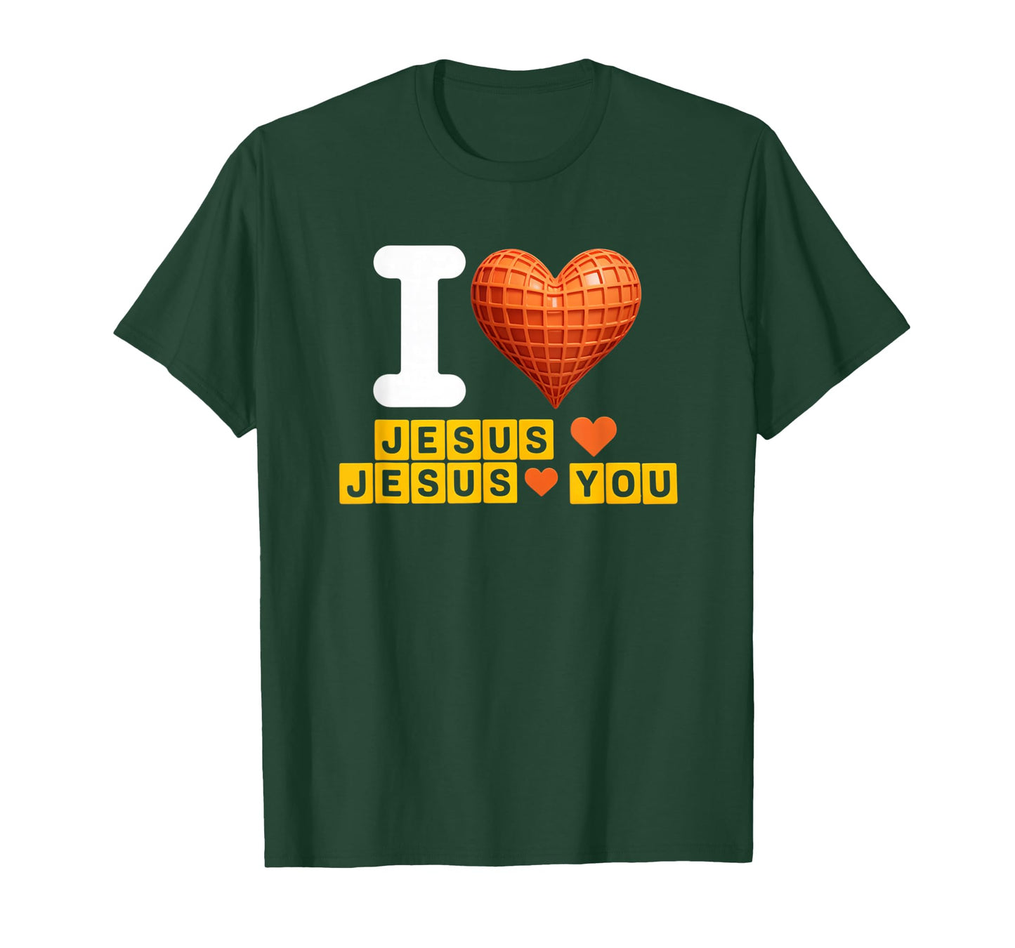 Christian Saying I Love Jesus Loves You Faith Women Men T-Shirt