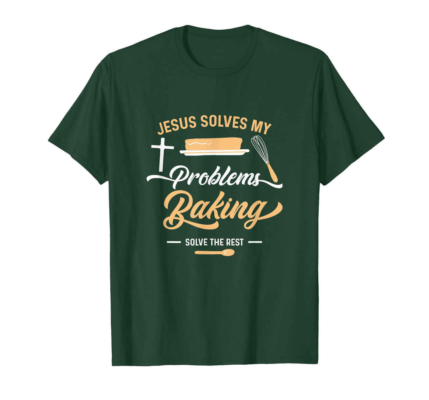 Jesus and Baking Funny Christian Baker Chef T-Shirt