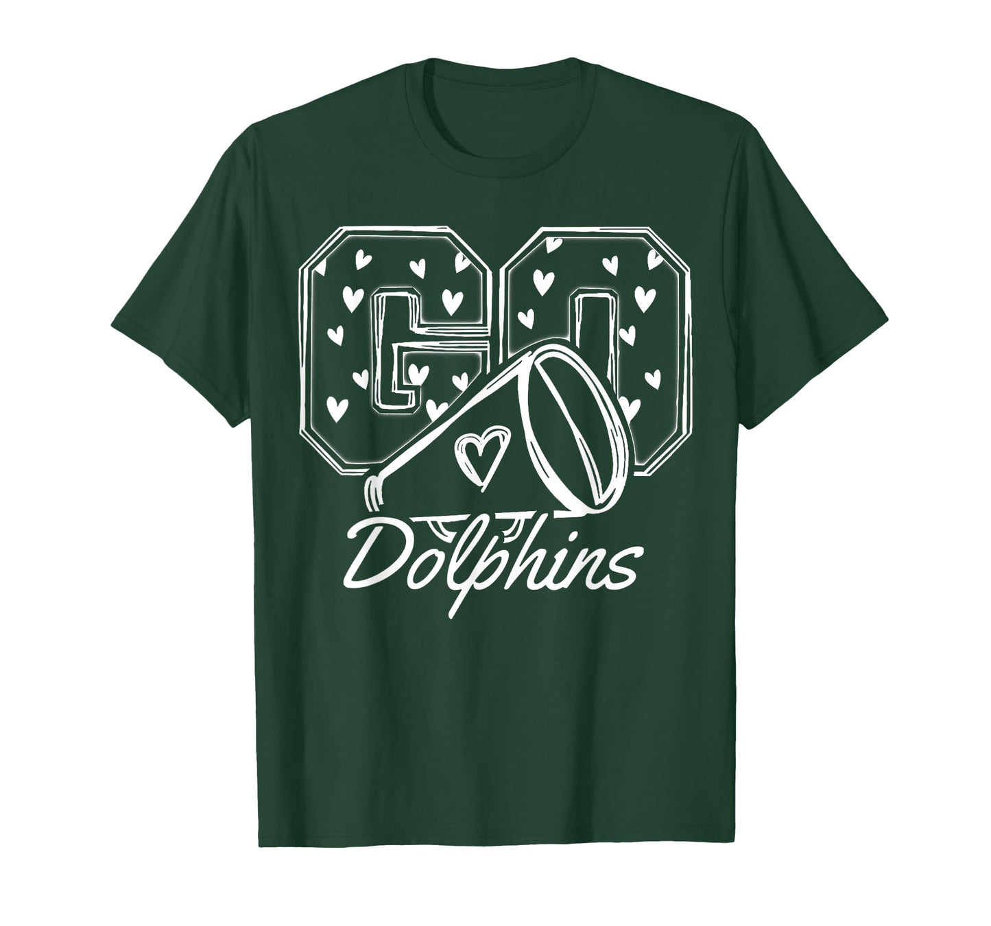 Go Cheer Dolphins Sports Name Gifts Men Women Boys Girls T-Shirt