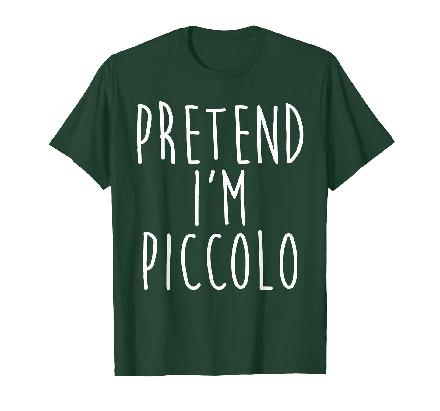 Pretend I'm Piccolo Family Lazy Easy Costume Halloween Party T-Shirt