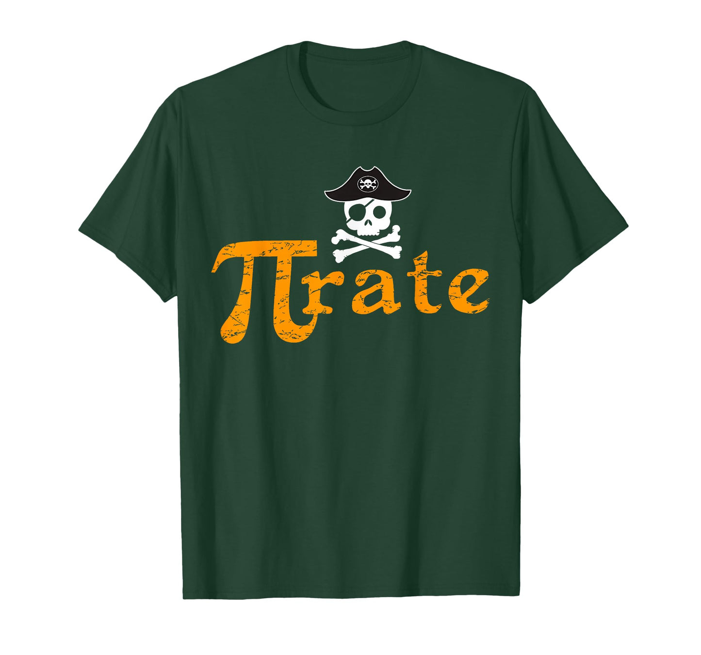 Pi Rate Science Student Math Teacher Funny Pi Day Pirate T-Shirt