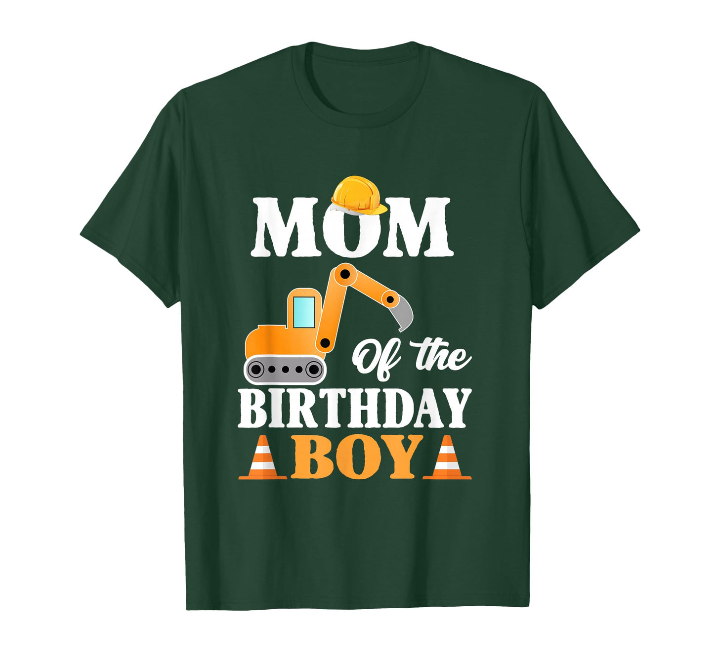 Mom of the birthday boy Construction Boy's Birthday Party T-Shirt