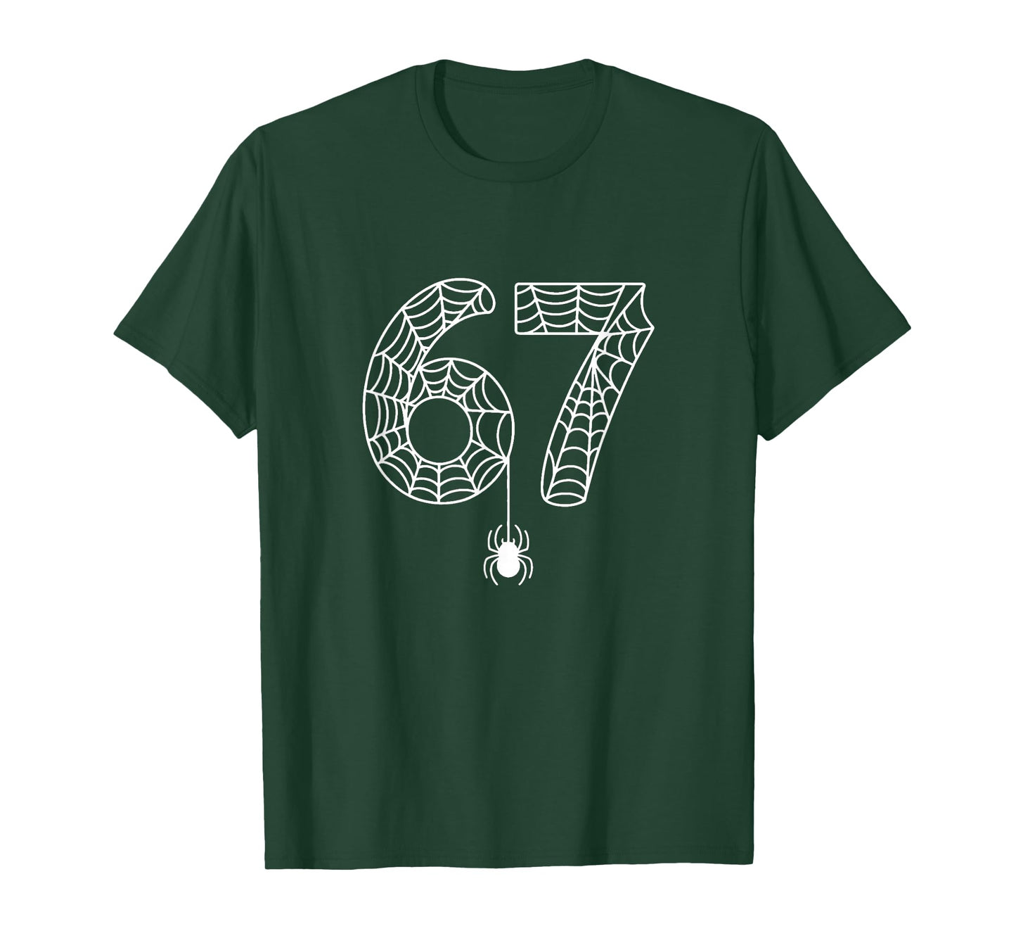 Halloween 67 Costume Shirt Halloween 6 7 Spider Web T-Shirt
