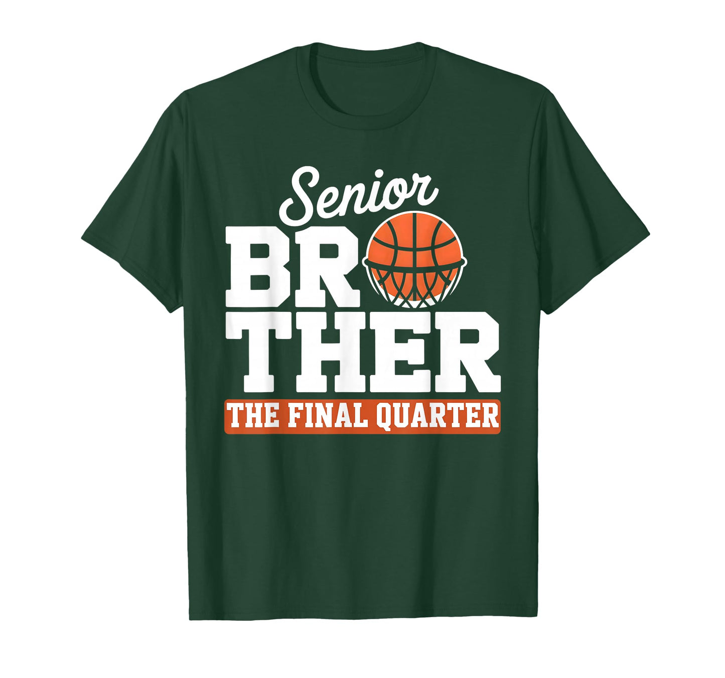 Senior Brother Basketball The Final Quarter Class of 2026 T-Shirt