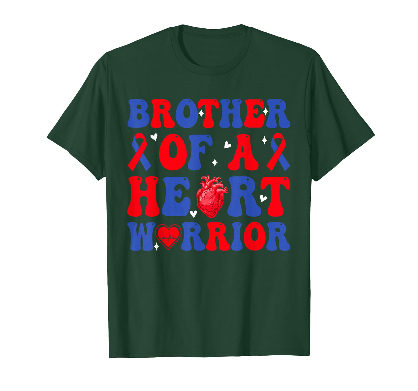 Brother of A Heart Warrior Congenital Heart Defect Awareness T-Shirt