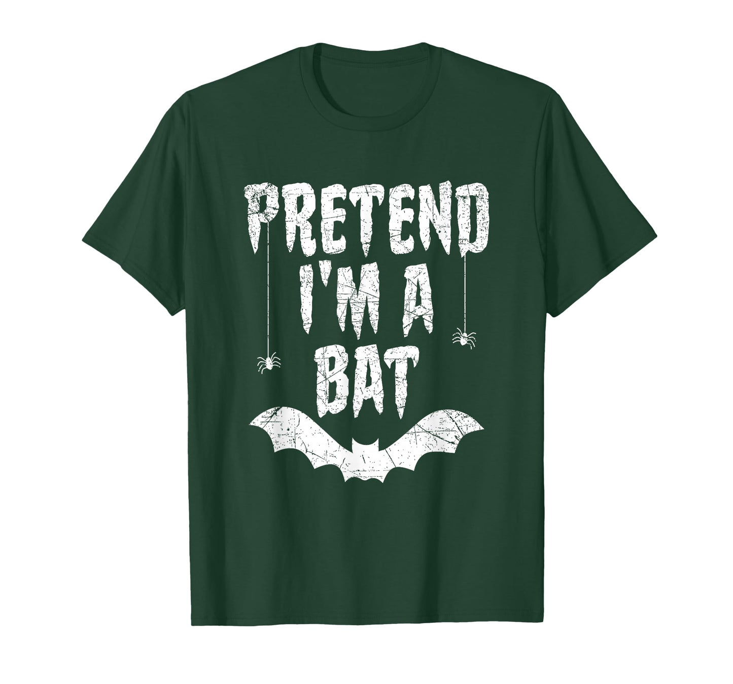 Funny Pretend I'm A Bat Easy Costume Lazy Halloween T-Shirt