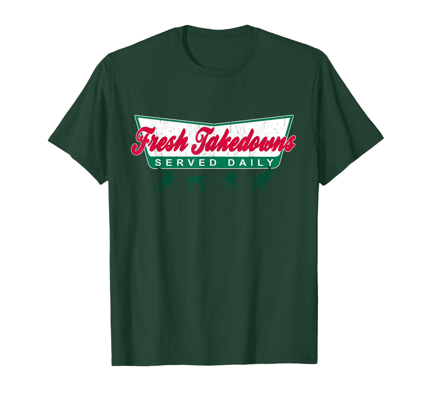 Wrestling - Fresh Takedowns Served Daily! Cool Wrestling T-Shirt
