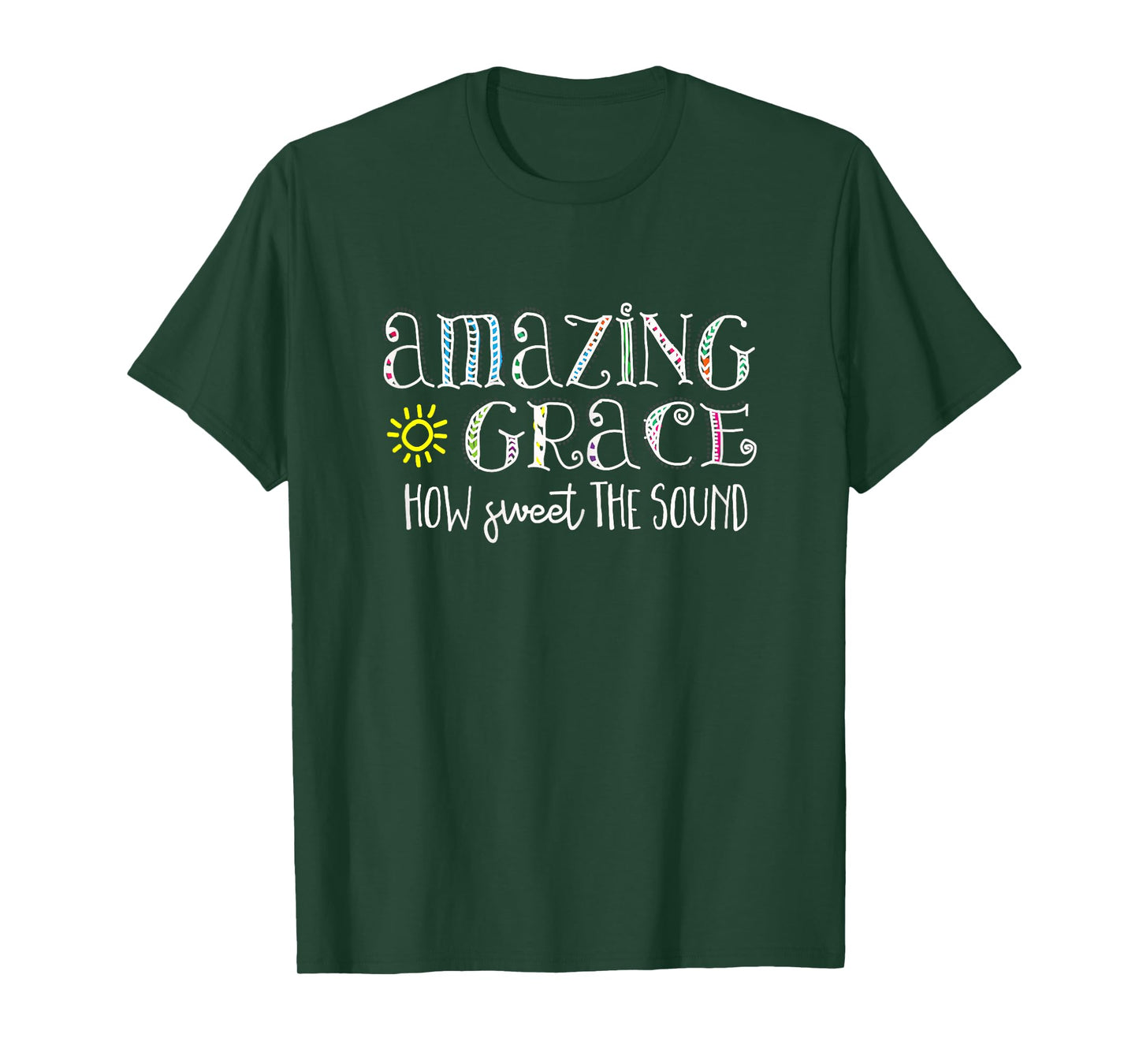 Christian t shirt Amazing Grace how sweet the sound