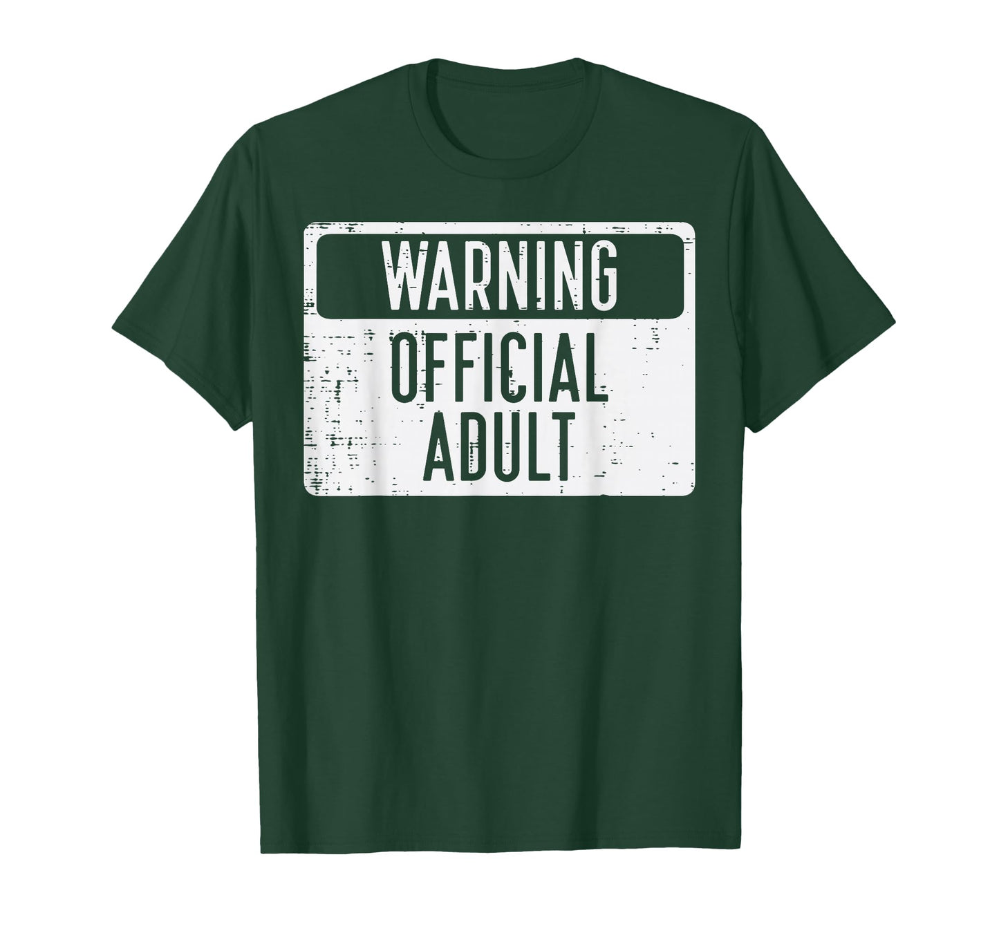 18th Birthday Warning Official Adult 18 Years Old Women Men T-Shirt