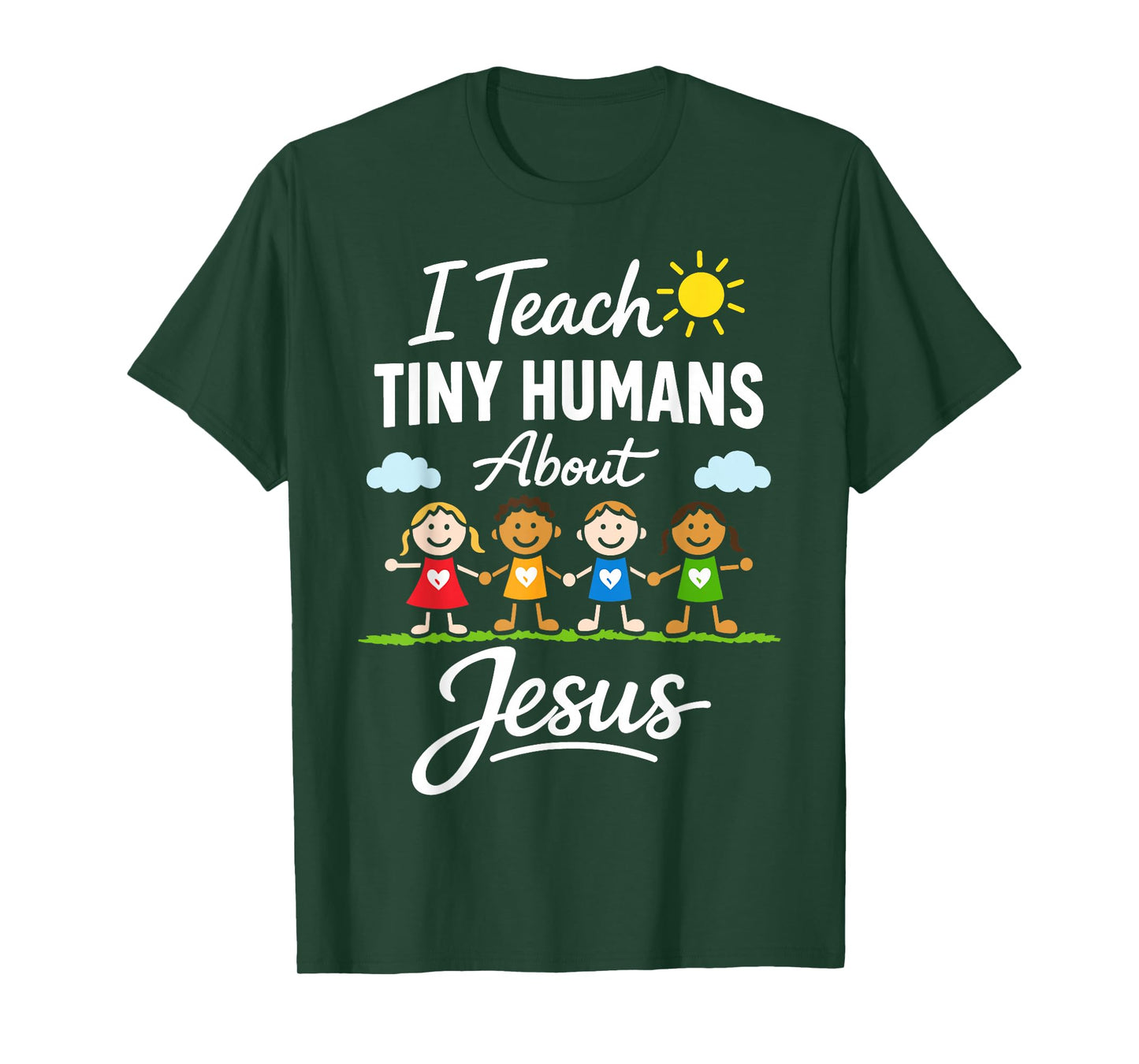 I Teach Tiny Humans About Jesus | Religious Education Tutor T-Shirt