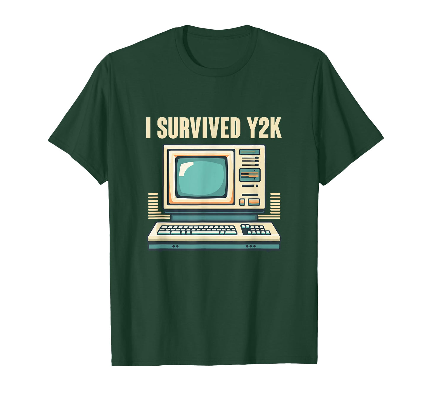 I Survived Y2K Computer Funny Year 2000 Survivor T-Shirt