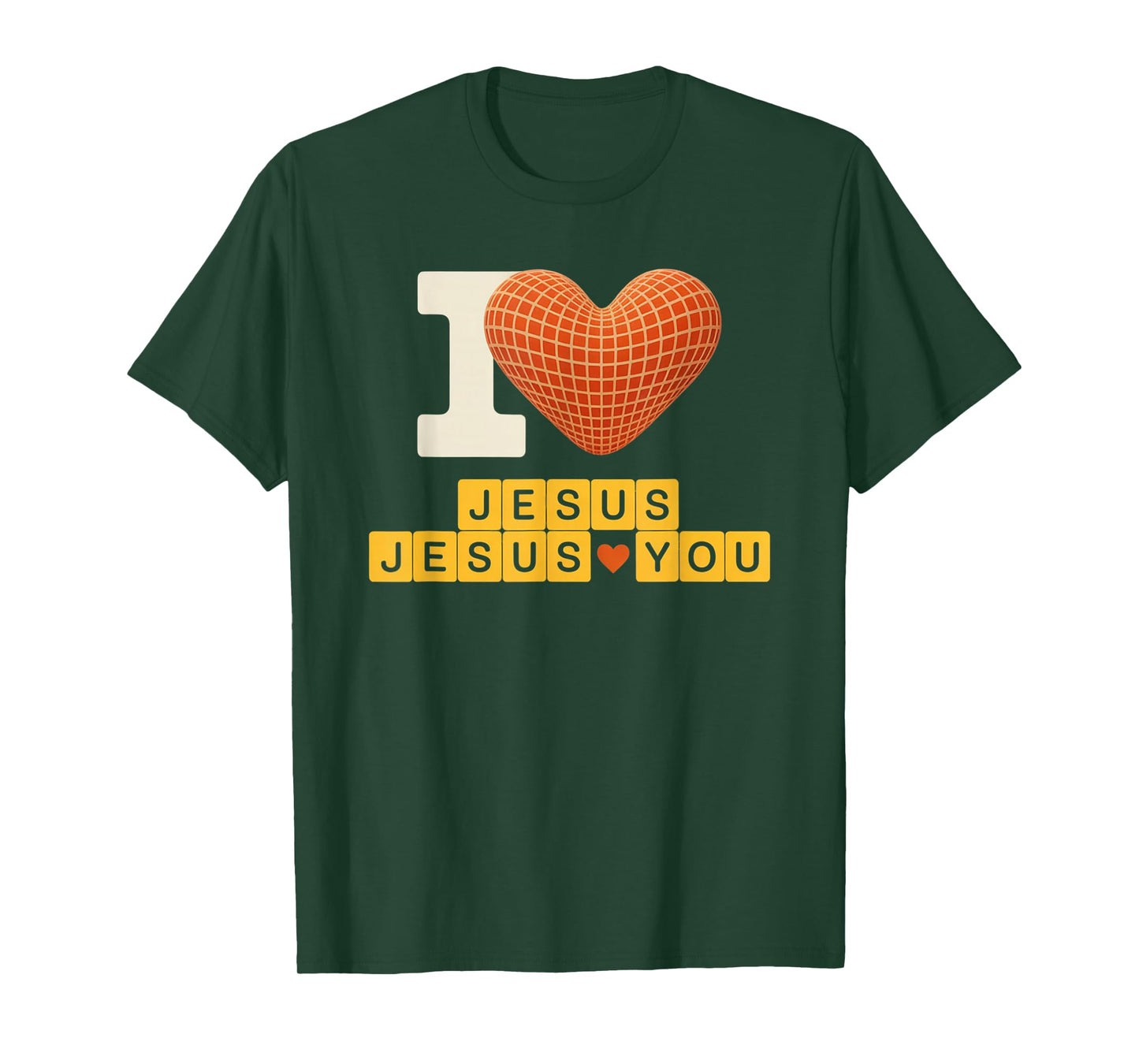 Christian Saying I Love Jesus Loves You Faith Women Men T-Shirt