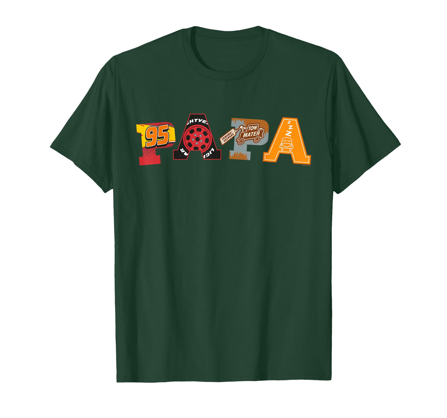 Disney and Pixar's Cars Papa Father's Day Birthday Gift T-Shirt