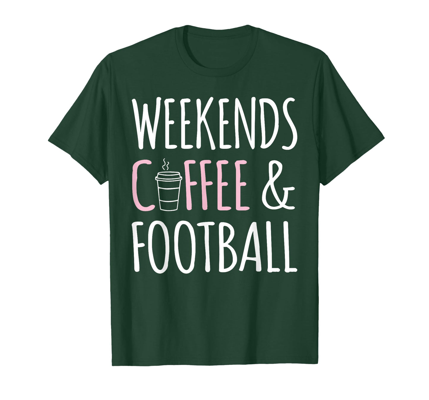 Coffee Lover Football Player - Weekends Coffee And Football T-Shirt