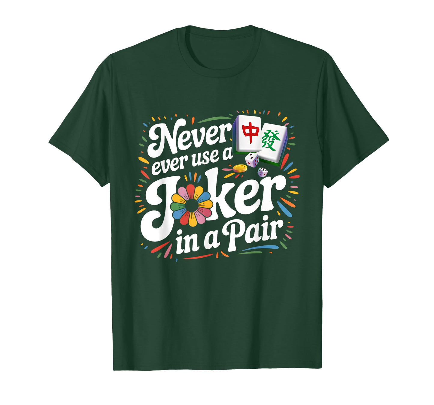 Mah Jongg Tile Set Lover Mahjong Cards Mahjong Player T-Shirt