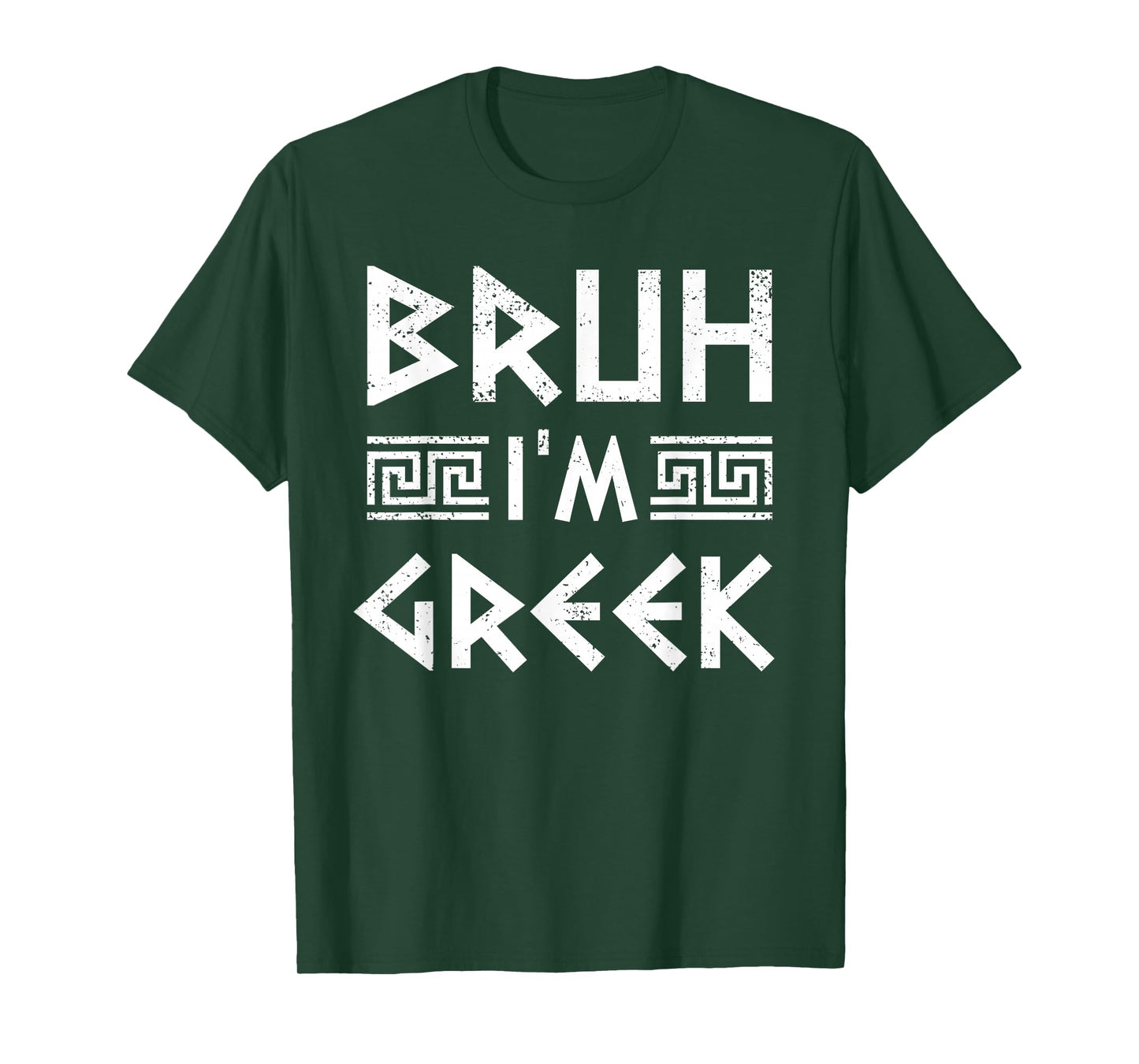 Bruh I'm Greek Funny Ancient Greek Festival Greek Boys T-Shirt