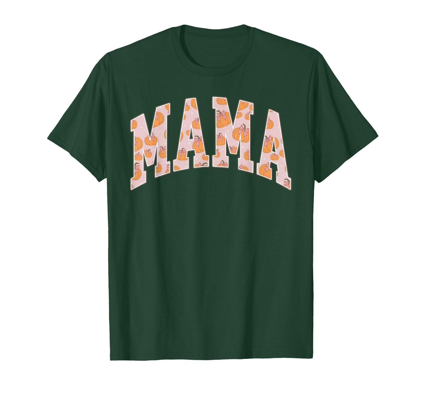 Mama Pumpkin Season Autumn Fall Y'all Leaves Thanksgiving T-Shirt