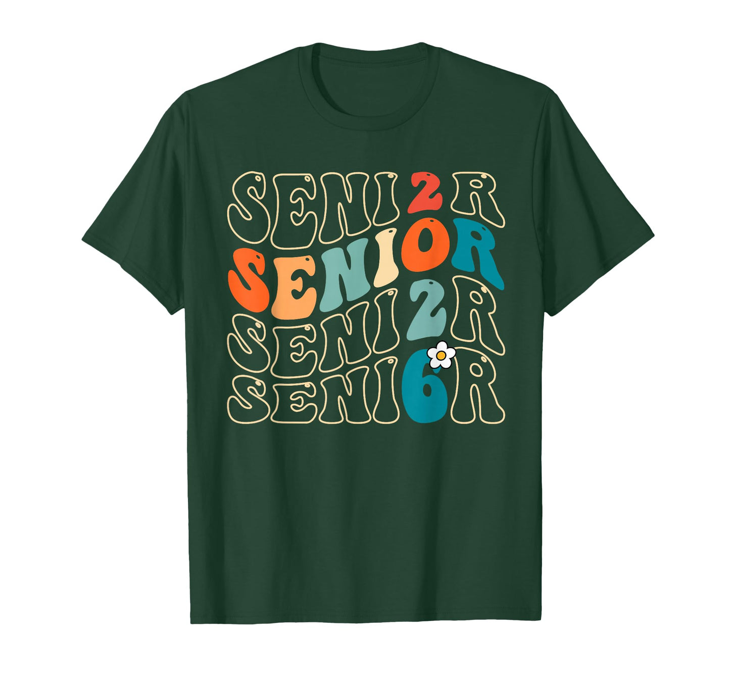 Senior 2026 Class of 2026 Retro Groovy Graduation Grad Women T-Shirt
