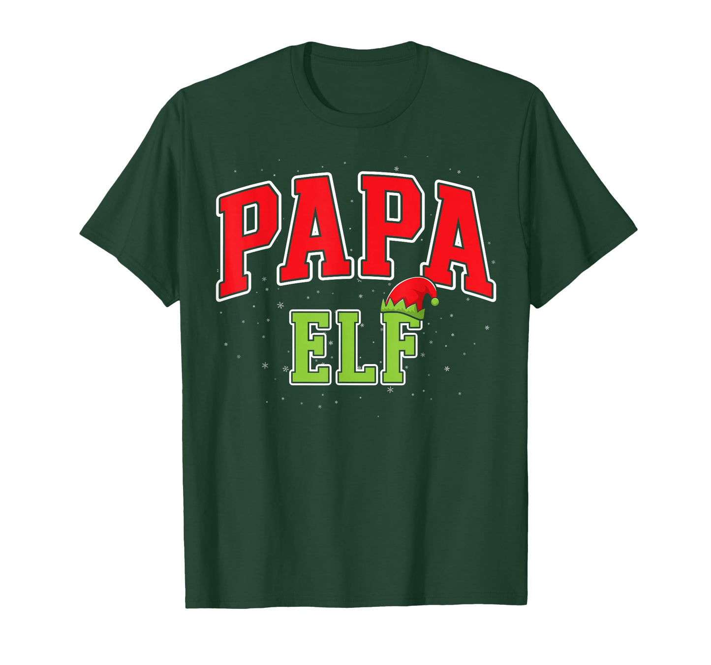 Papa Elf Christmas Family Matching Group Xmas Father T-Shirt