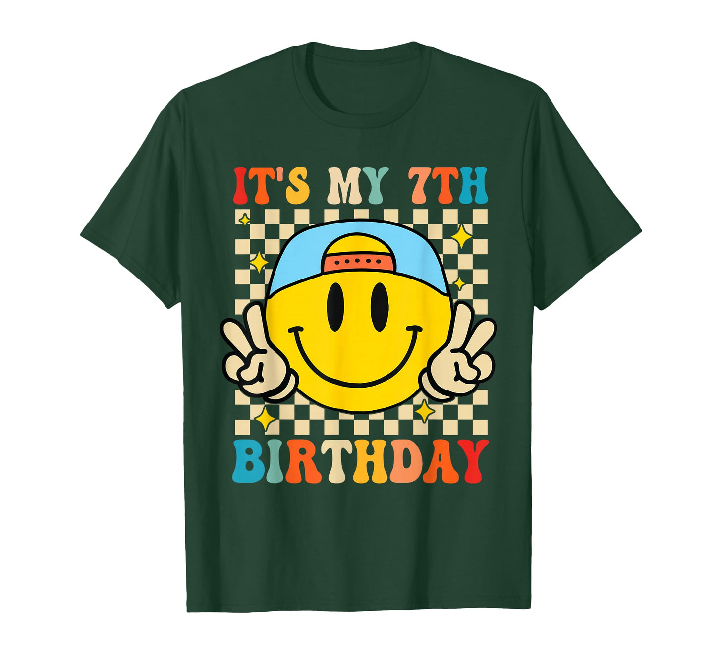 It's My 7th Birthday 7 Years Old Boys Bruh I'm 7 Seven Party T-Shirt