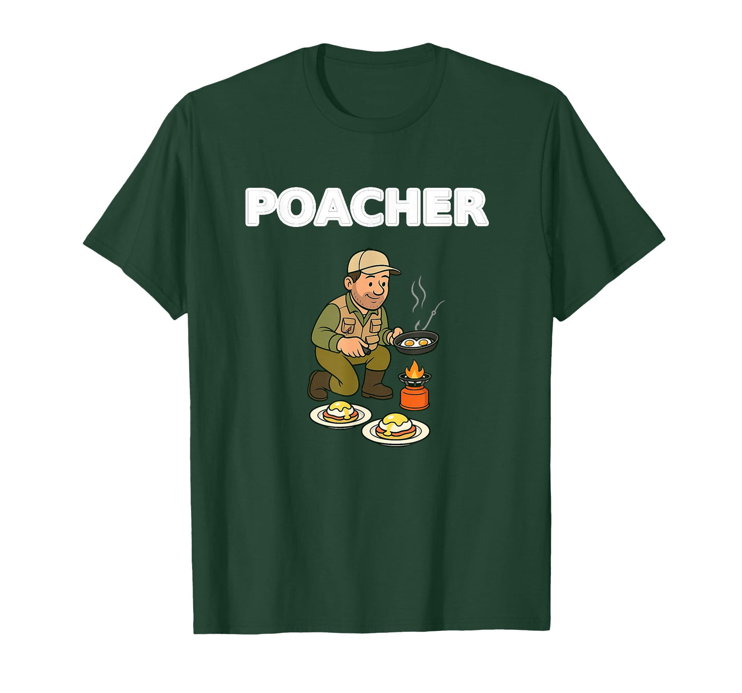 Poacher Fishing Tee Fishing Gift Hunting Gift Funny Fishing T-Shirt