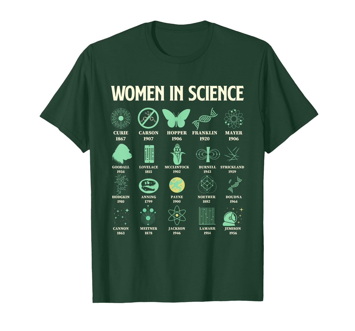 Women In Science - Chemistry Student Astronomy Lover T-Shirt