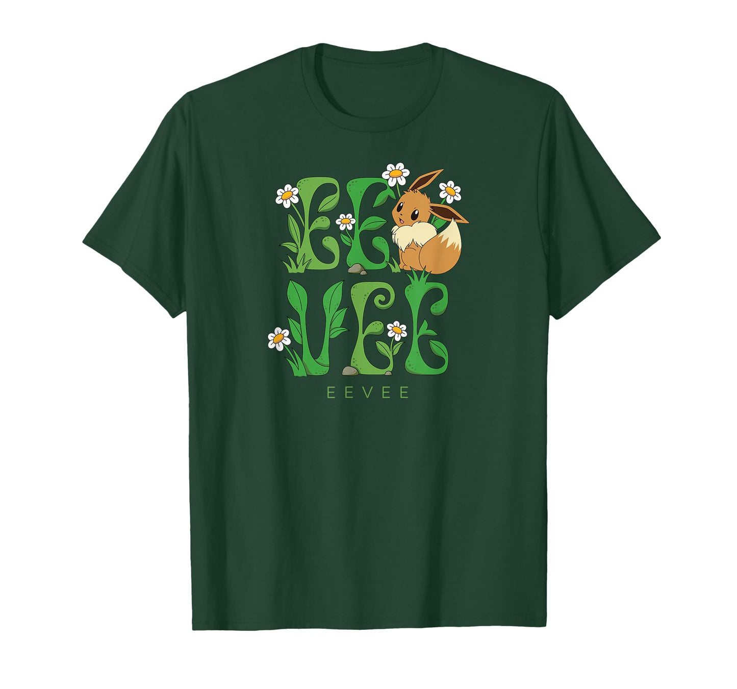 Pokémon - Eevee Floral First Generation Normal Type T-Shirt