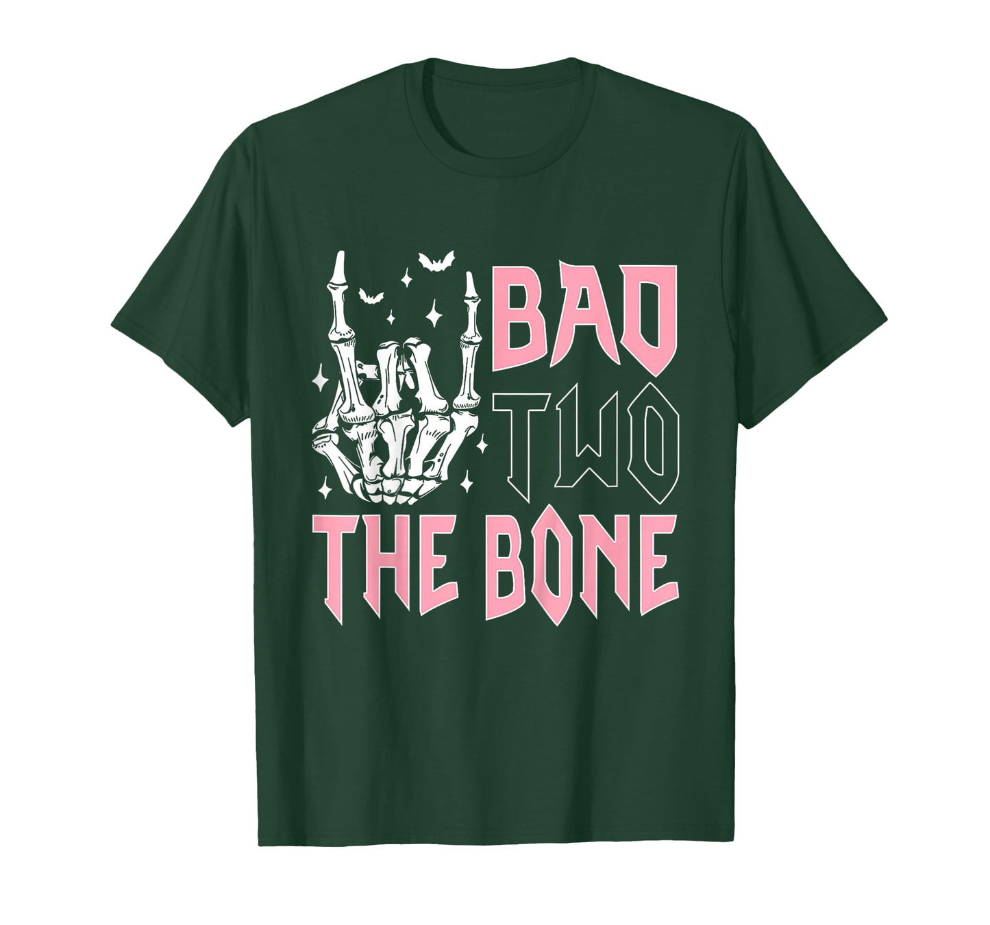 Bad Two The Bone Party Decorations 2 Years Old Birthday Kids T-Shirt