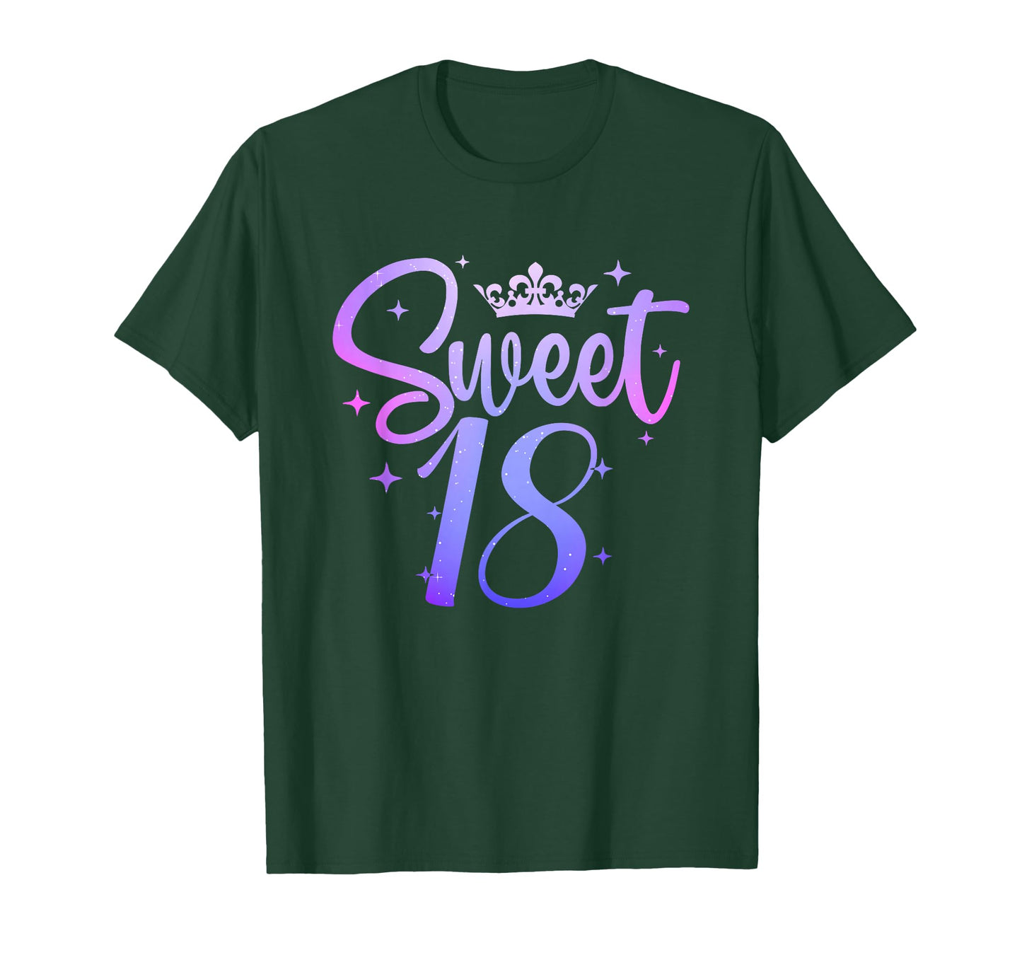 Cute Eighteen Years Old Birthday Girls Party Apparel T-Shirt