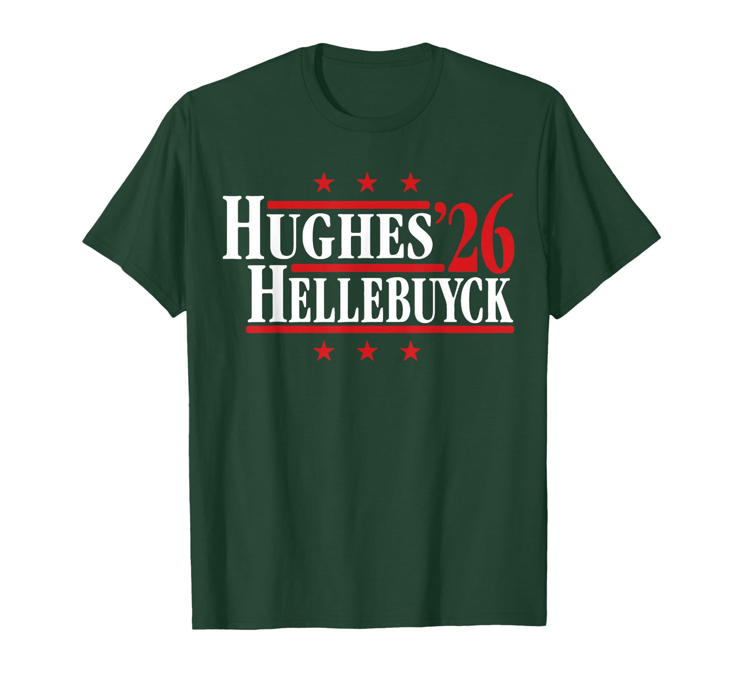 Hughes and Hellebuyck '26 T-Shirt