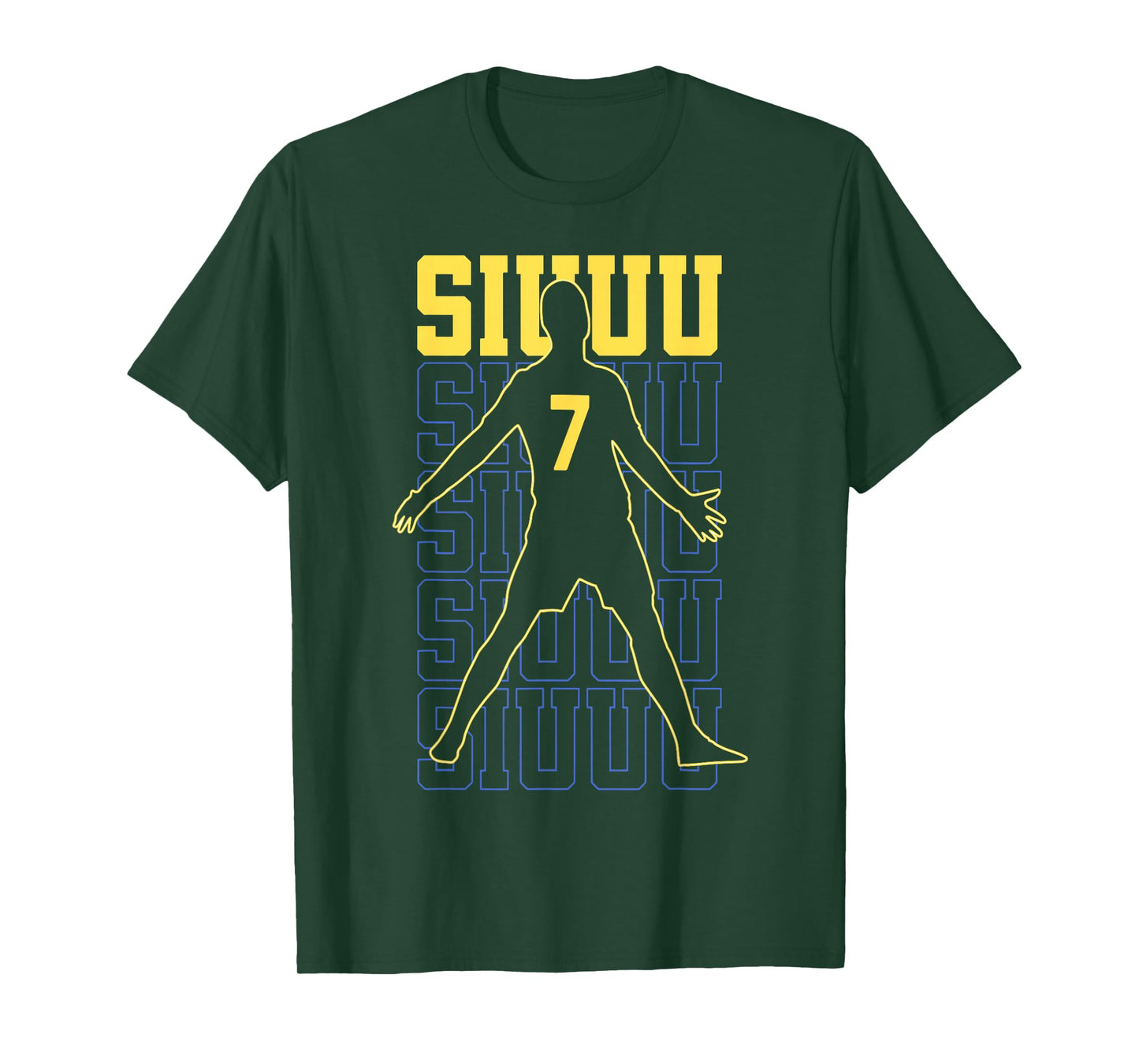 Siuuuu Funny Soccer Present for Soccer Lovers Fans Kids Boys T-Shirt