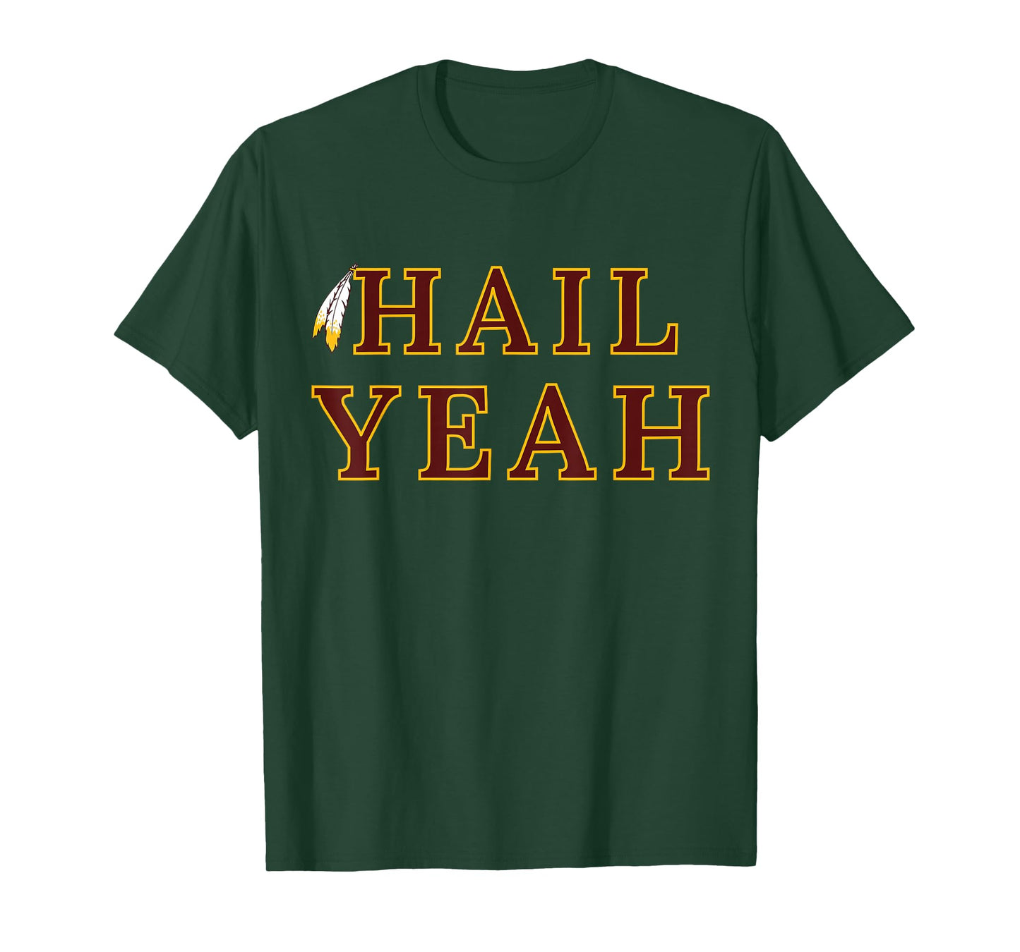 Hail Yeah outfits Funny Hail Yeah T-Shirt - Unisex-Adults, Unisex-Kids - Black - Small - Short Sleeve - T-Shirt - Cotton 80%, Polyester 20%