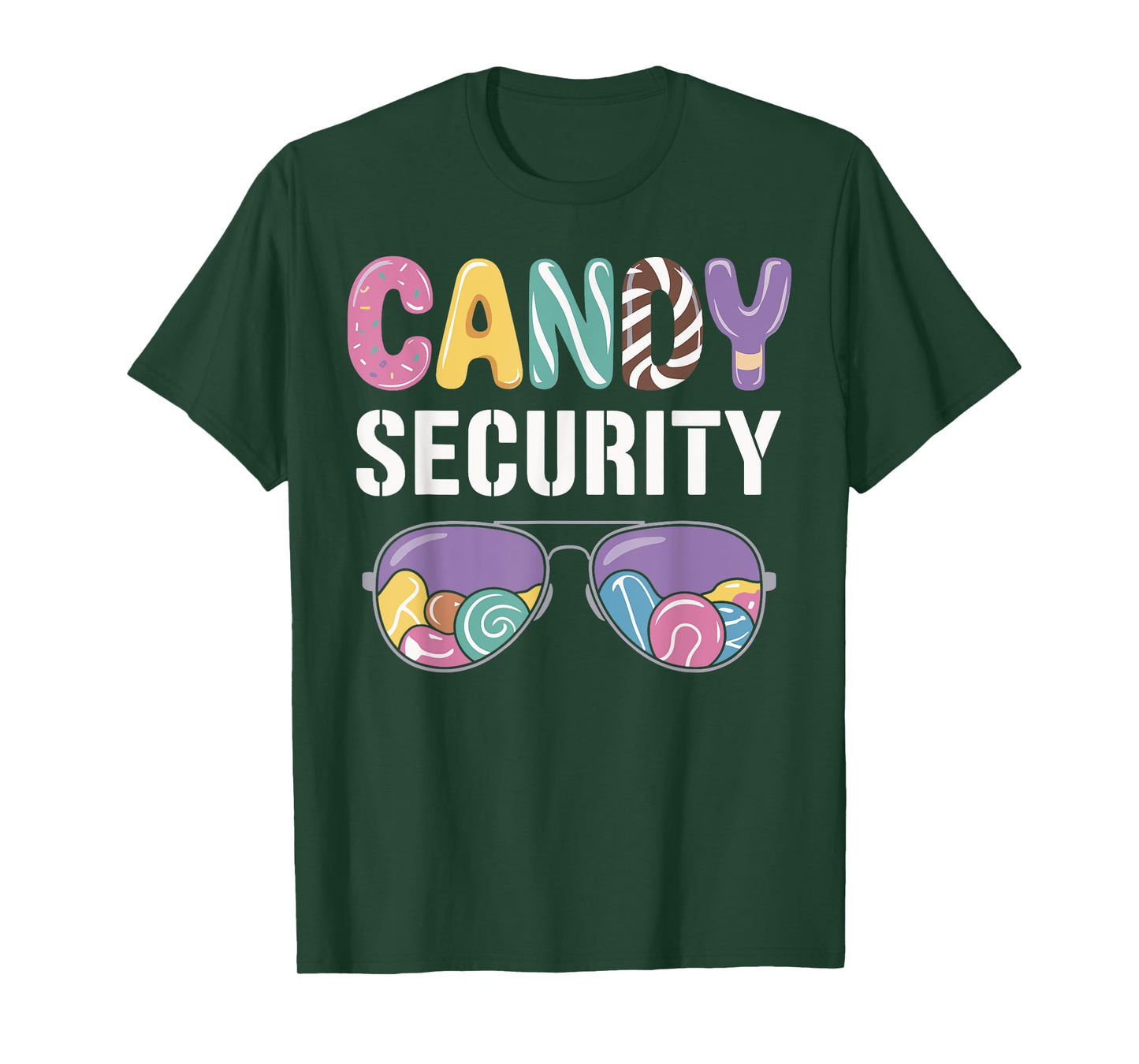 Candy Security Sunglasses Party Costume T-Shirt