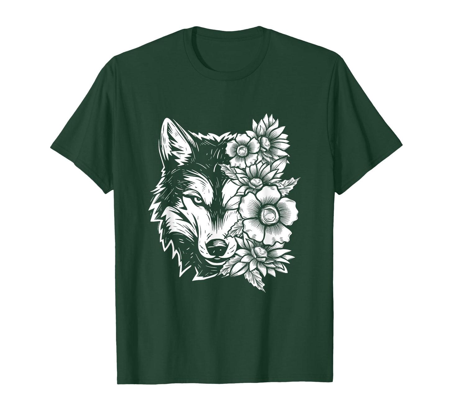 Wolf Lover Wildlife Lover Nature Enthusiast Outdoors T-Shirt