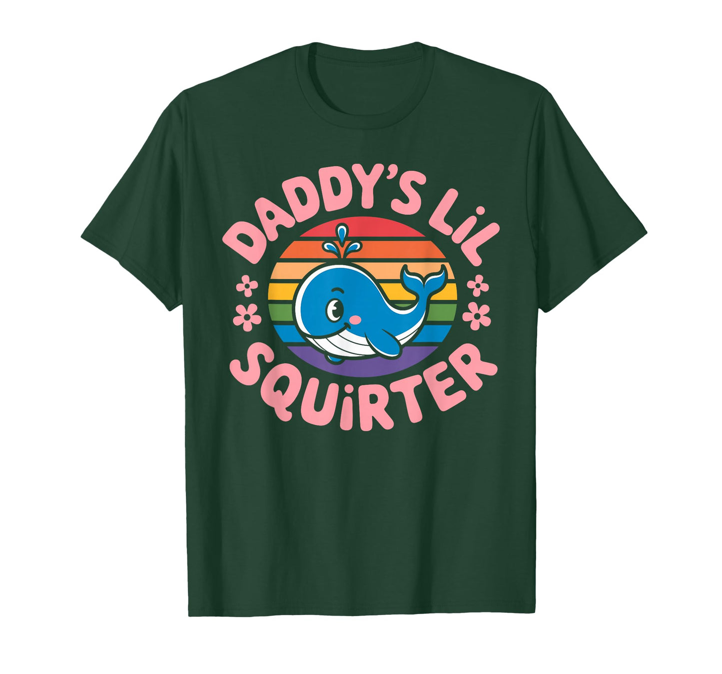 Funny Daddy's Lil Squirter cute Embarrassing Woman T-Shirt