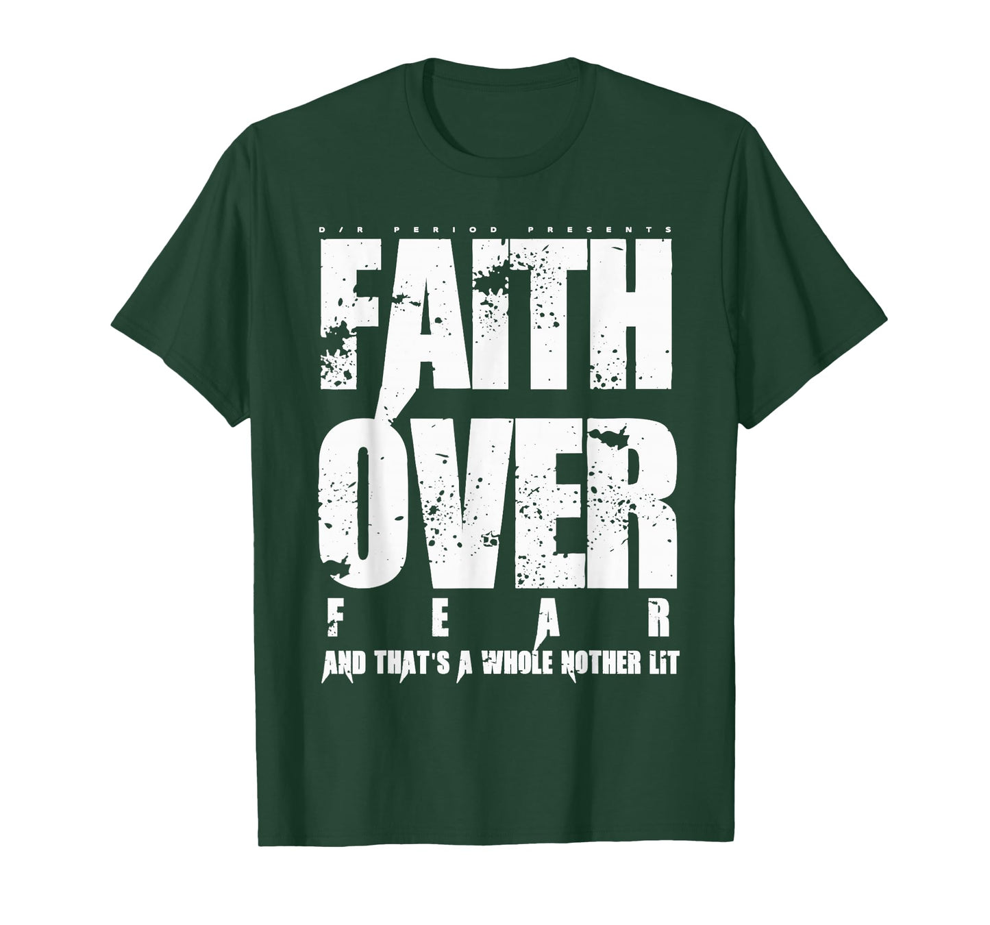 Retro Faith Over Fear Classic Vintage Jesus Christian T-Shirt