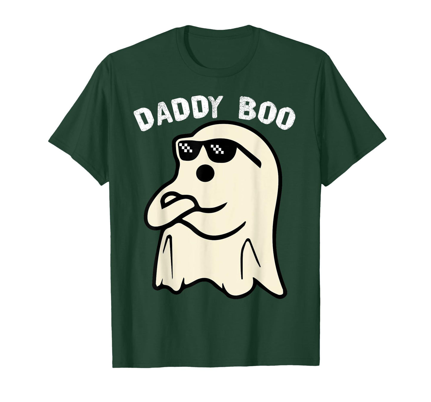 Daddy Boo Halloween Family Matching Costume Ghost Dad 2024 T-Shirt