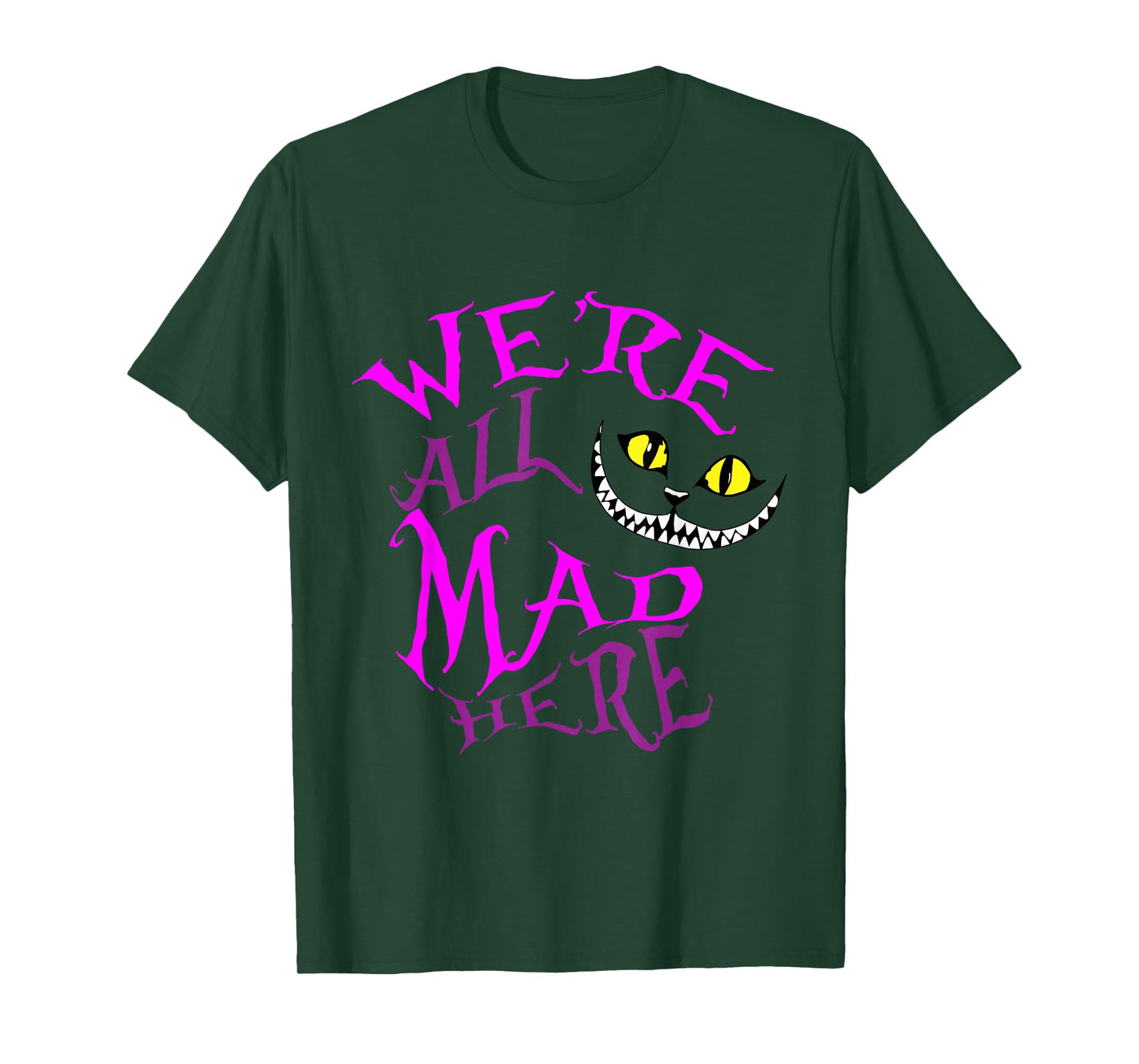 Cheshire Cat - We're All Mad Here T-Shirt