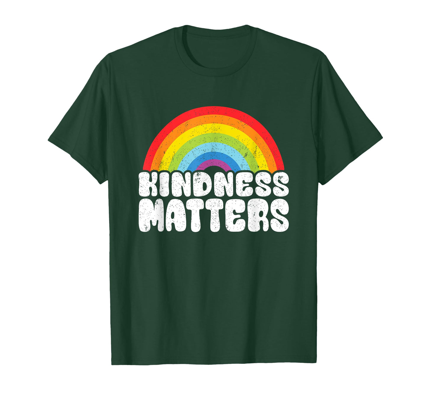 Positive Anti Bullying Rainbow Sped Teacher Kindness Matters Men Women Kids T-Shirt