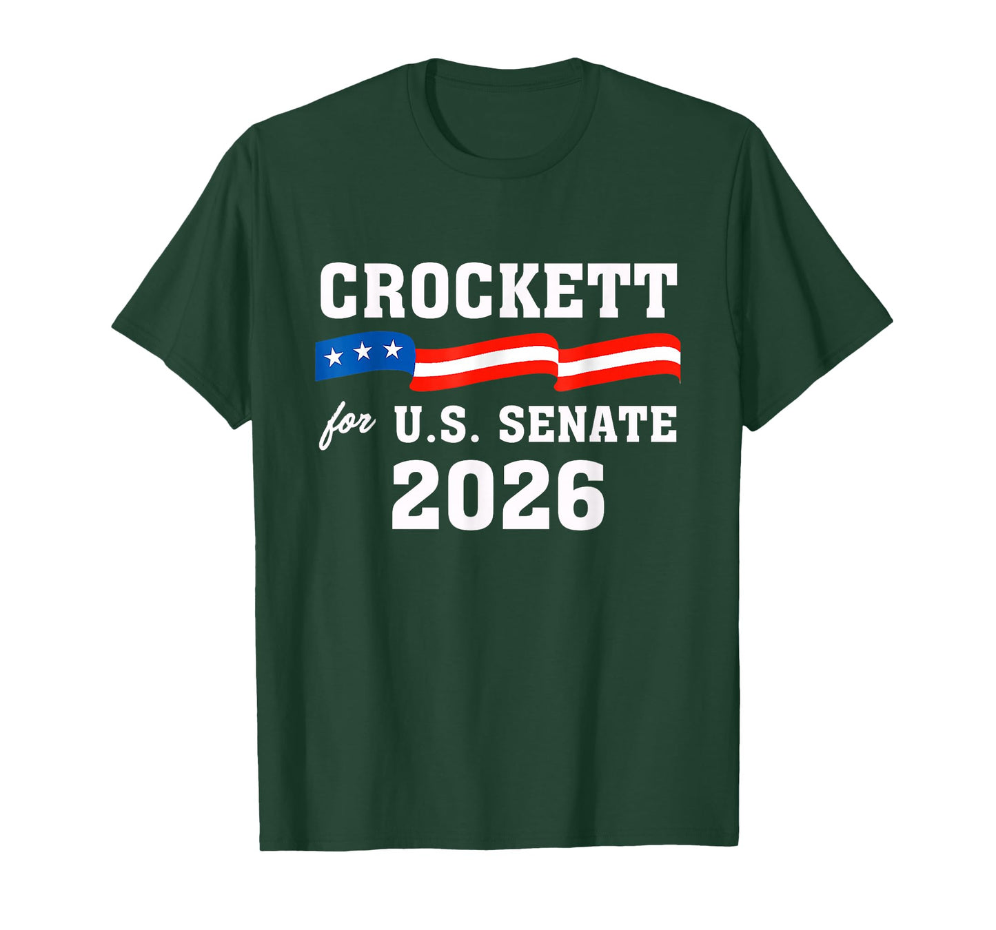 Jasmine Crockett for Texas 2026 Senate US Senator Campaign T-Shirt