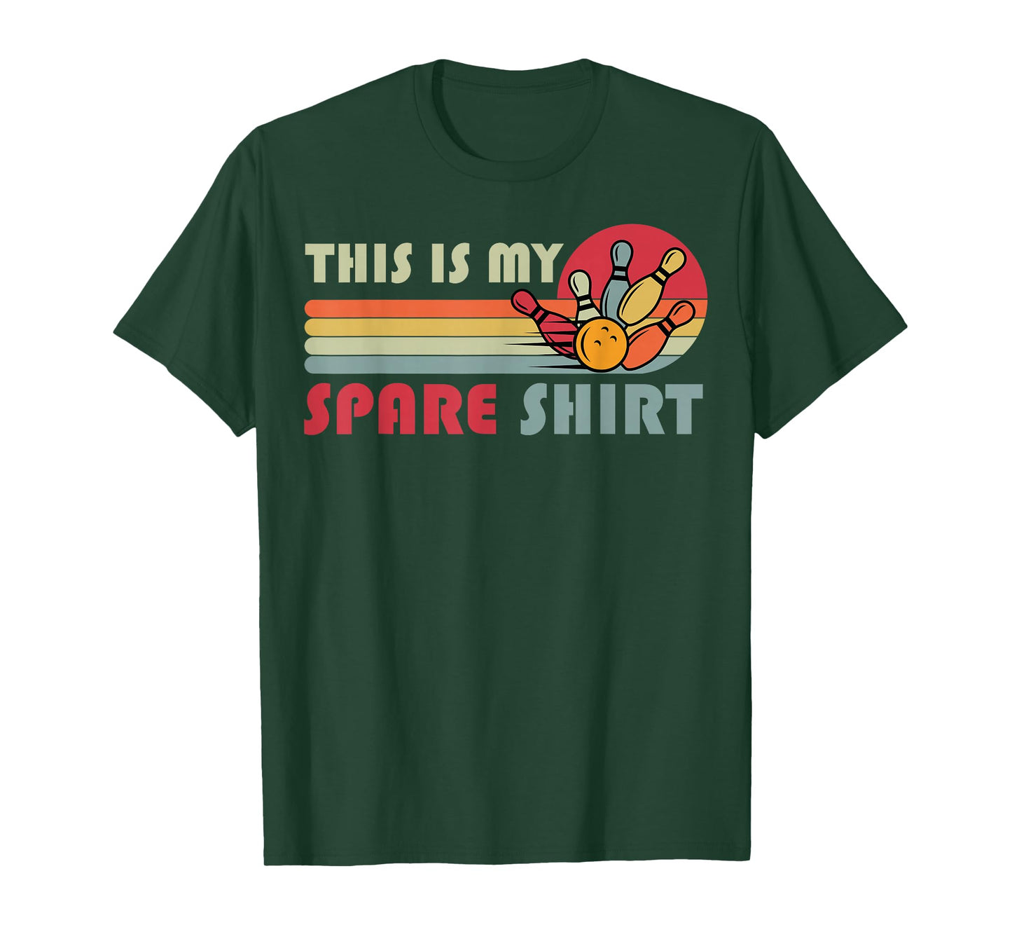 This Is My Spare Bowling Bowler Funny Team Men Women Kids T-Shirt
