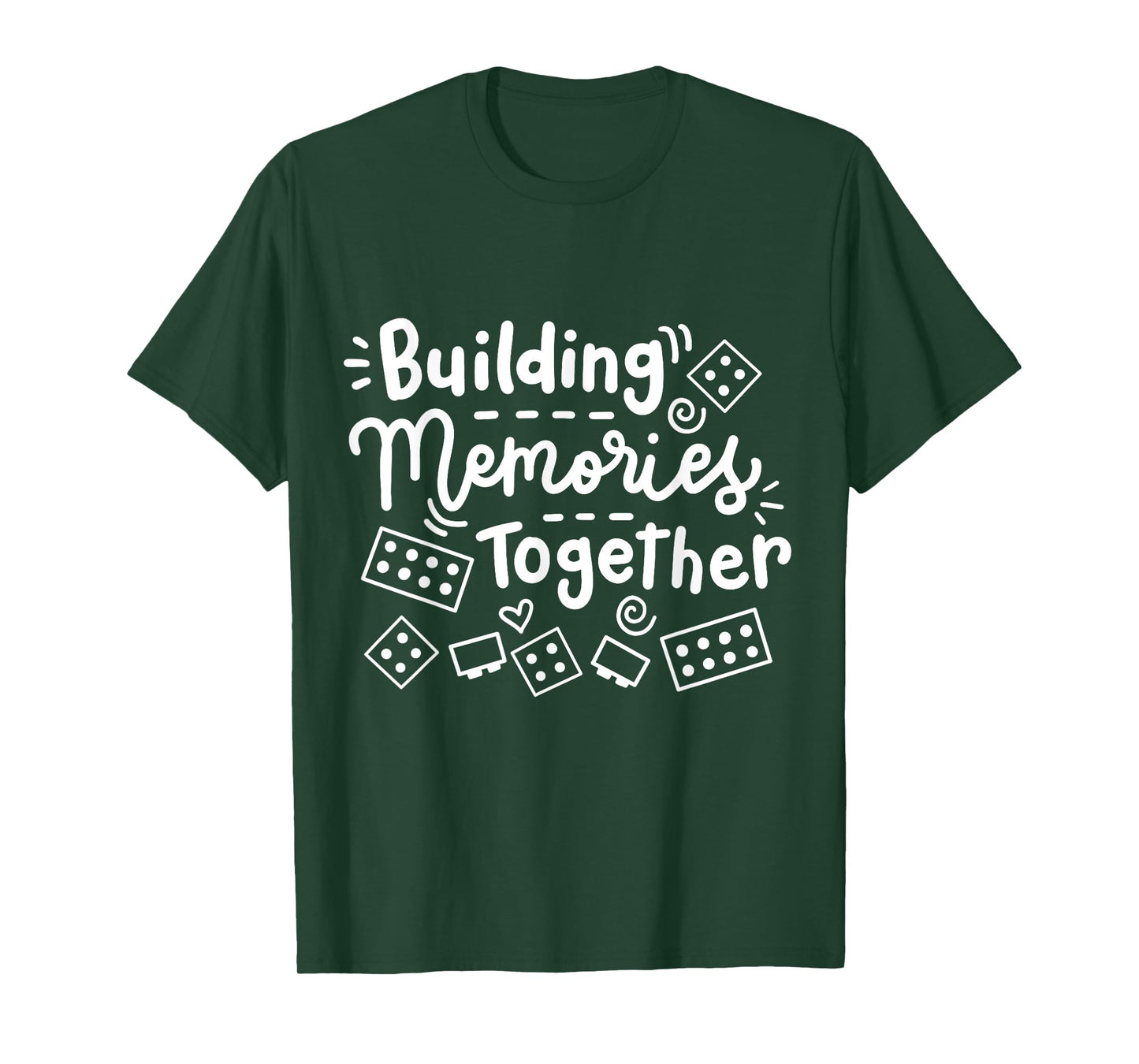 Building Memories Together Bricks Lover Master Builder Women T-Shirt