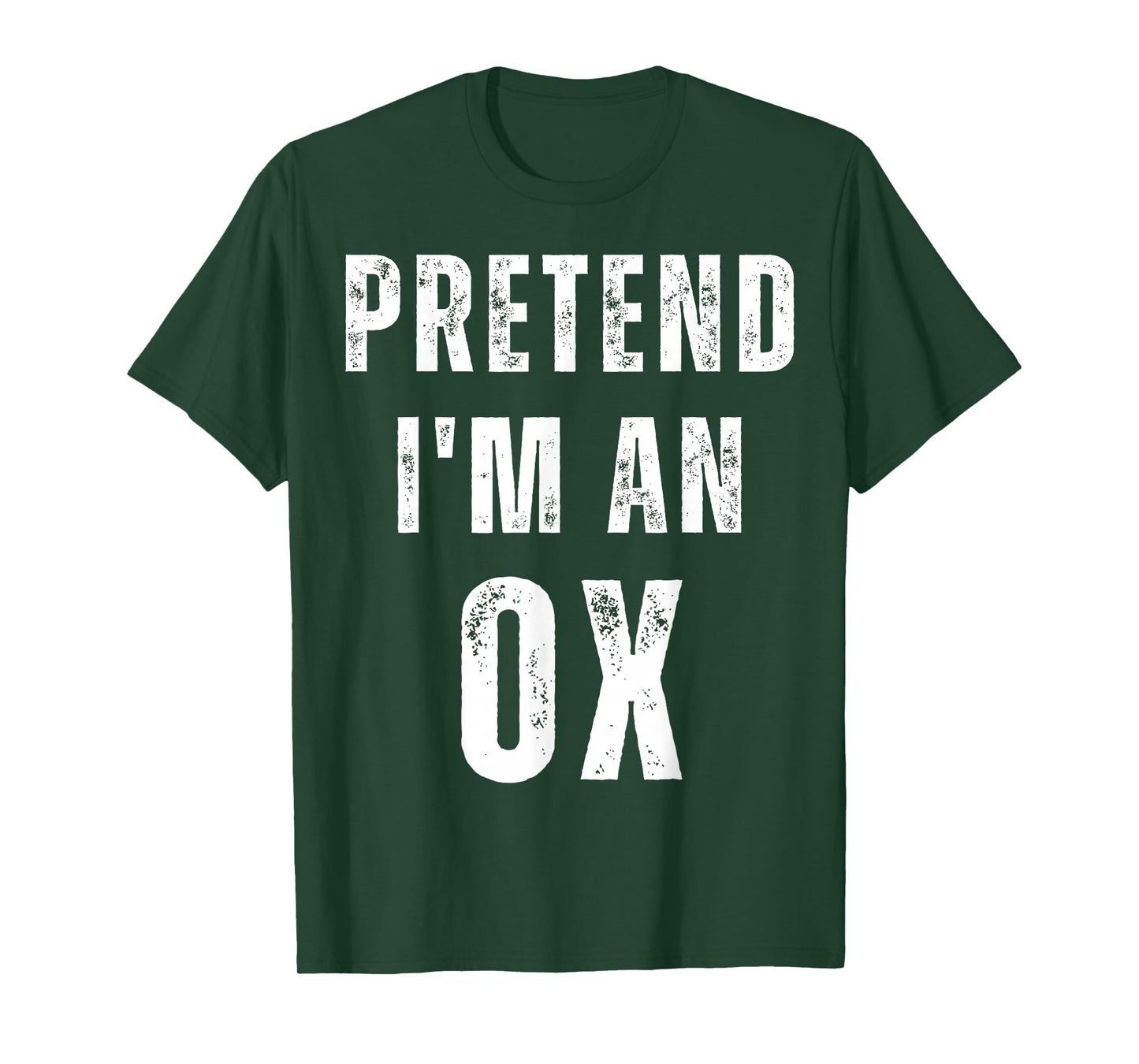 Pretend I'm an Ox Halloween Costume Funny Zodiac Graphic T-Shirt