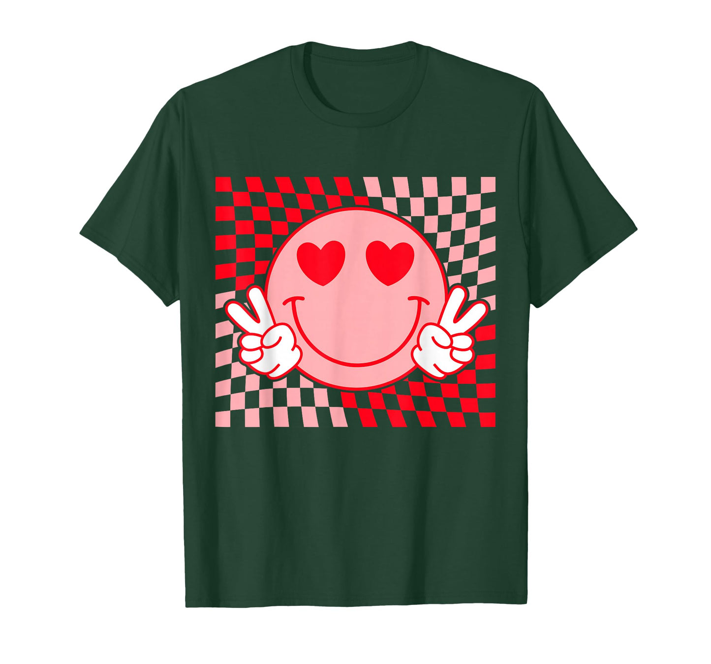 Cute Valentine Vibes Groovy Valentine Men Women Kid T-Shirt