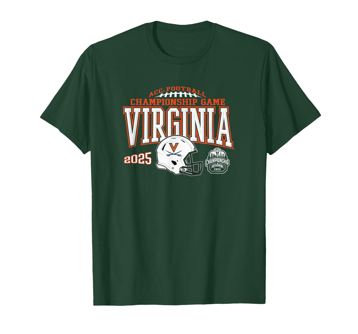 Virginia Cavaliers Acc Championship 2025 Football Navy T-Shirt