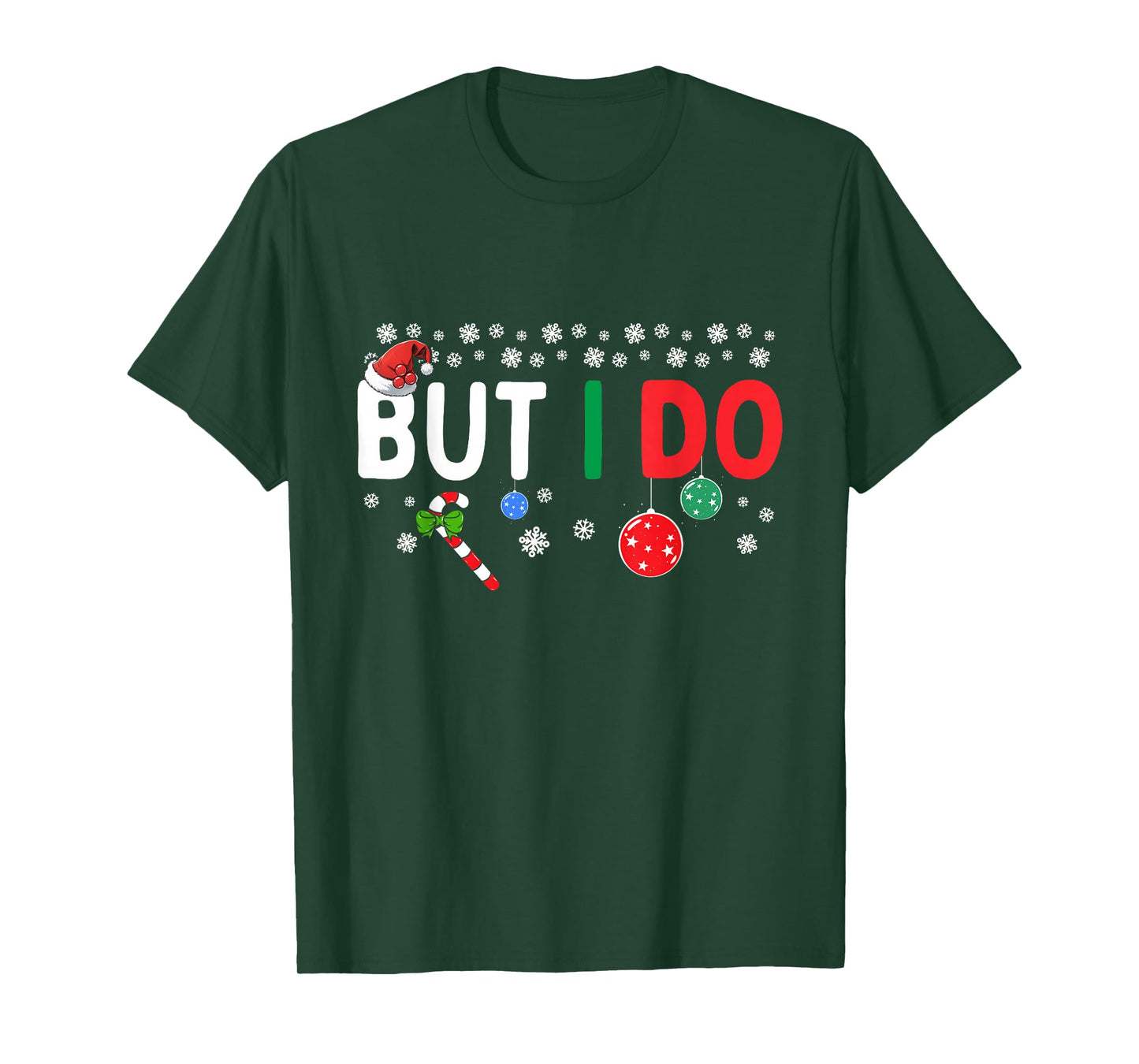 Funny Couples I Don't Do Matching Christmas Outfits But I Do T-Shirt