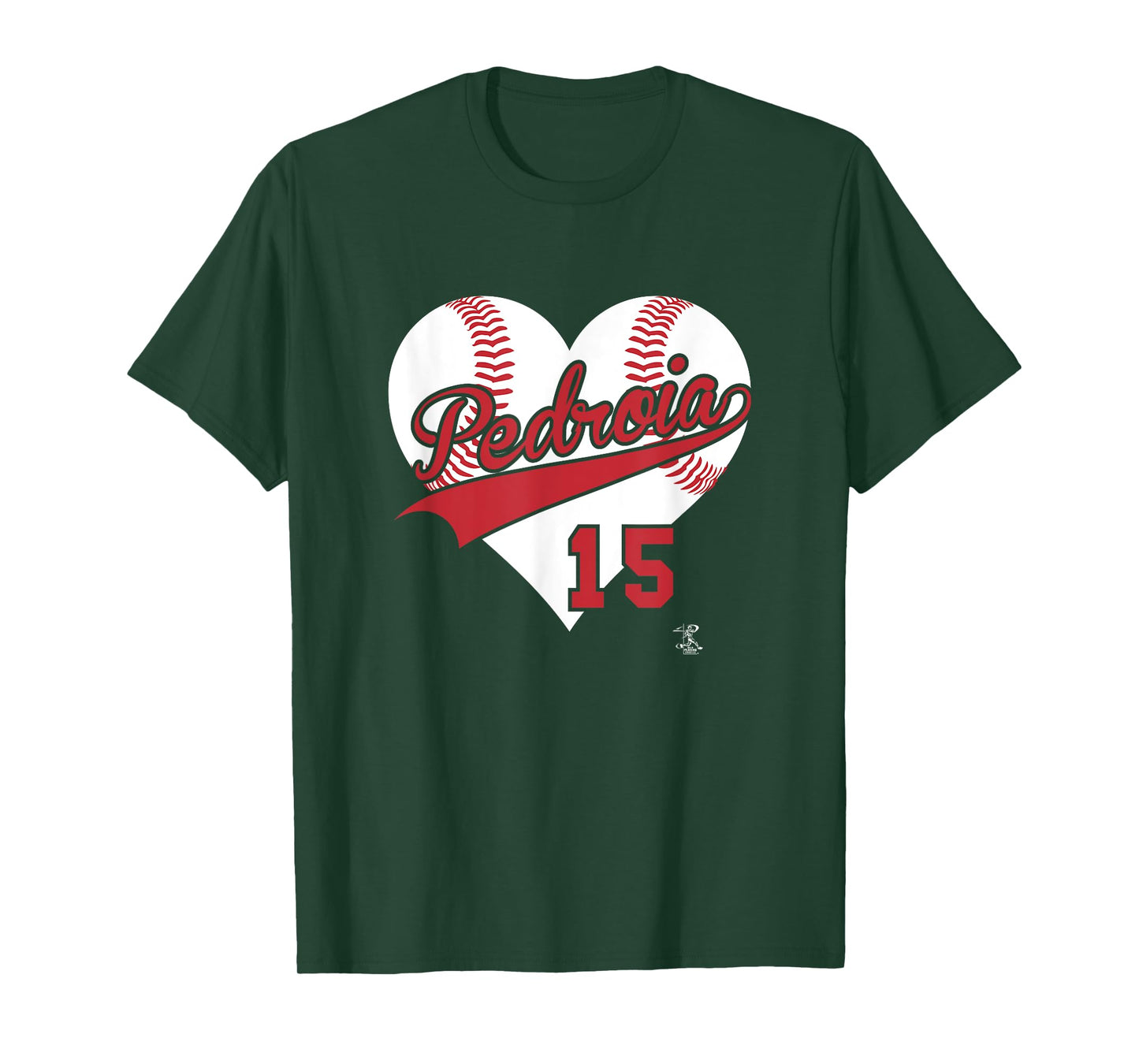 Dustin Pedroia Baseball Heart Gameday T-Shirt